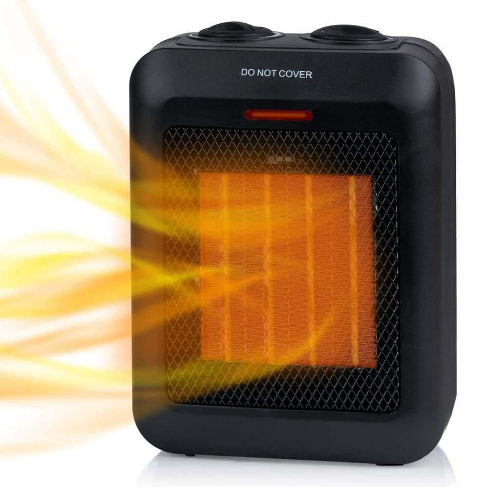 GiveBest !  Portable Ceramic Space He with Thermostat, 1500W/750W Safe and Quiet